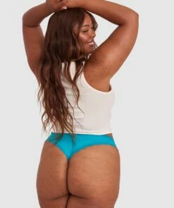 Rosy High Cut Brief - Teal 10 Rosy High Cut Brief - Teal -BRAS N THINGS Shop rosy high cut brief teal 01162403 12