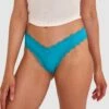 Rosy High Cut Brief - Teal