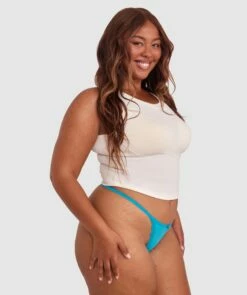 Rosy Mini V - Teal 9 Rosy Mini V - Teal -BRAS N THINGS Shop rosy mini v teal 01080309 12