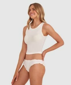 Sadie Brazilian Knicker - Ivory -BRAS N THINGS Shop sadie brazilian knicker ivory 01482301 2