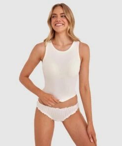 Sadie Brazilian Knicker - Ivory -BRAS N THINGS Shop sadie brazilian knicker ivory 01482301 4