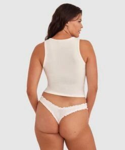 Sadie V String - Ivory -BRAS N THINGS Shop sadie v string ivory 01482201 3