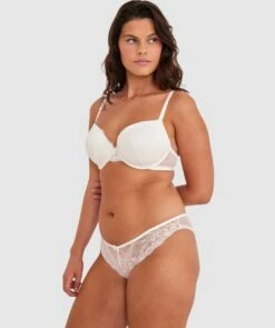 Sally Brazilian Knicker - Ivory -BRAS N THINGS Shop sally brazilian knicker ivory 01484401 1