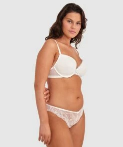 Sally Brazilian Knicker - Ivory -BRAS N THINGS Shop sally brazilian knicker ivory 01484401 2