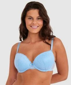 Sally Contour Bra - Sky Blue -BRAS N THINGS Shop sally contour bra sky blue 01484602