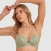 Sally Push Up Bra - Khaki