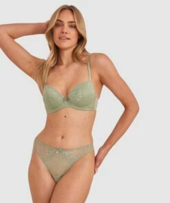 Sally V String - Khaki -BRAS N THINGS Shop sally v string khaki 01484302 1