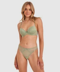 Sally V String - Khaki -BRAS N THINGS Shop sally v string khaki 01484302 2