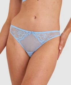 Sally V String - Sky Blue