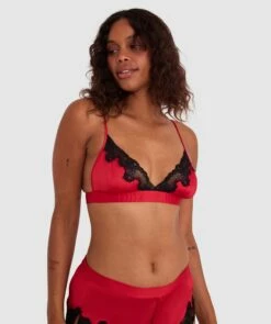 Sammy Bralette - Red 8 Sammy Bralette - Red -BRAS N THINGS Shop sammy bralette red 01405905 4