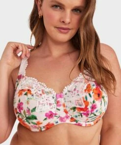 Sapphire Full Coverage Underwire Bra - Print Floral -BRAS N THINGS Shop sapphire full coverage underwire bra print floral 00015749 10