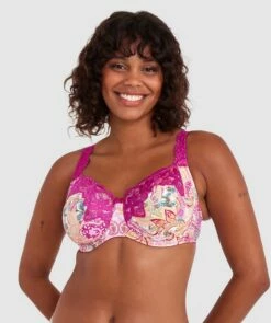Sapphire Full Coverage Underwire Bra - Print Paisley