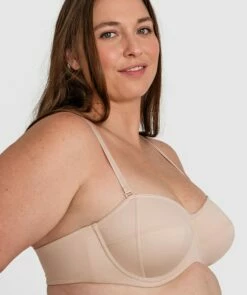Sapphire Strapless Underwire Bra - Nude -BRAS N THINGS Shop sapphire strapless underwire bra nude 01237503 3