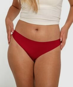 Smooth Comfort Bikini Brief - Dark Red