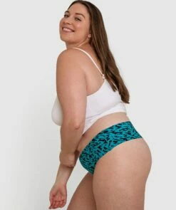 Smooth Comfort High Waist V String - Animal Print -BRAS N THINGS Shop smooth comfort high waist v string animal print 01143504 8