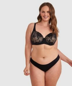Smooth Comfort Lace Bikini Knicker - Black 10 Smooth Comfort Lace Bikini Knicker - Black -BRAS N THINGS Shop smooth comfort lace bikini knicker black 00499002 6