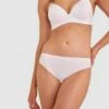 Smooth Comfort Lace Bikini Knicker - Ivory