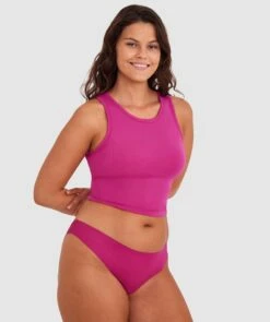 Smooth Comfort Lace Bikini - Rose -BRAS N THINGS Shop smooth comfort lace bikini rose 00499025 1