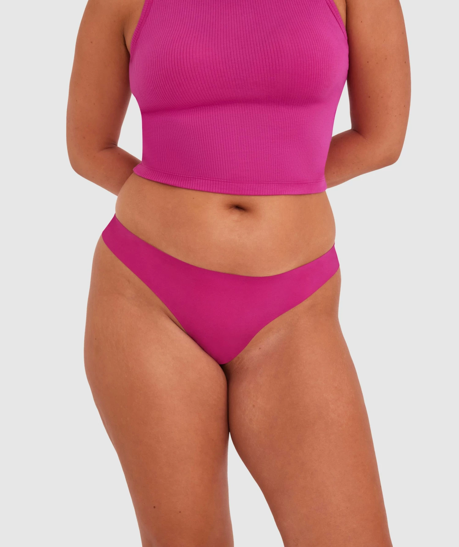 Smooth Comfort Lace V String - Rose 2 Smooth Comfort Lace V String - Rose - Image 2