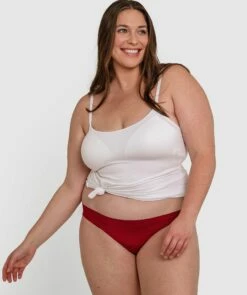 Smooth Comfort V String - Dark Red -BRAS N THINGS Shop smooth comfort v string dark red 00923504 1