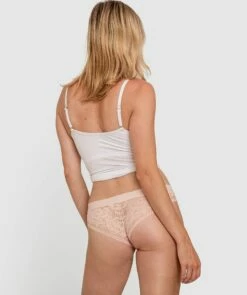 Smooth Luxe Brazilian Knicker - Blush Pink -BRAS N THINGS Shop smooth luxe brazilian knicker blush pink 01205003 4