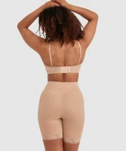 Smooth Microfibre Thigh Shaper - Nude -BRAS N THINGS Shop smooth microfibre thigh shaper nude 00337001