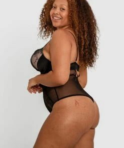 Soraya Push Up Bodysuit - Black -BRAS N THINGS Shop soraya push up bodysuit black 01384101 4