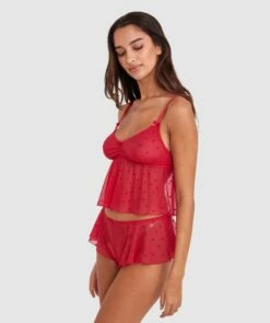 Stolen Hearts Short - Red -BRAS N THINGS Shop stolen hearts short red 01467101 2