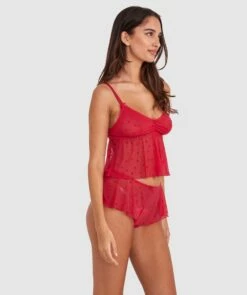 Stolen Hearts Short - Red -BRAS N THINGS Shop stolen hearts short red 01467101 4