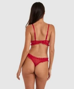 Stolen Hearts Underwire Bra - Red -BRAS N THINGS Shop stolen hearts underwire bra red 01480701 4