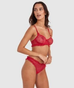 Stolen Hearts V String - Red -BRAS N THINGS Shop stolen hearts v string red 01480801 2