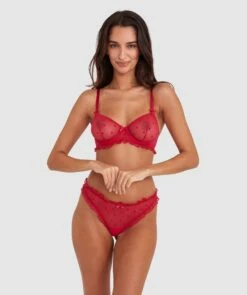 Stolen Hearts V String - Red -BRAS N THINGS Shop stolen hearts v string red 01480801 4