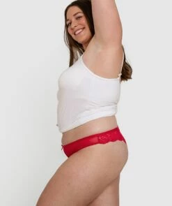 Suzie V String - Red 8 Suzie V String - Red -BRAS N THINGS Shop suzie v string red 01395801 4