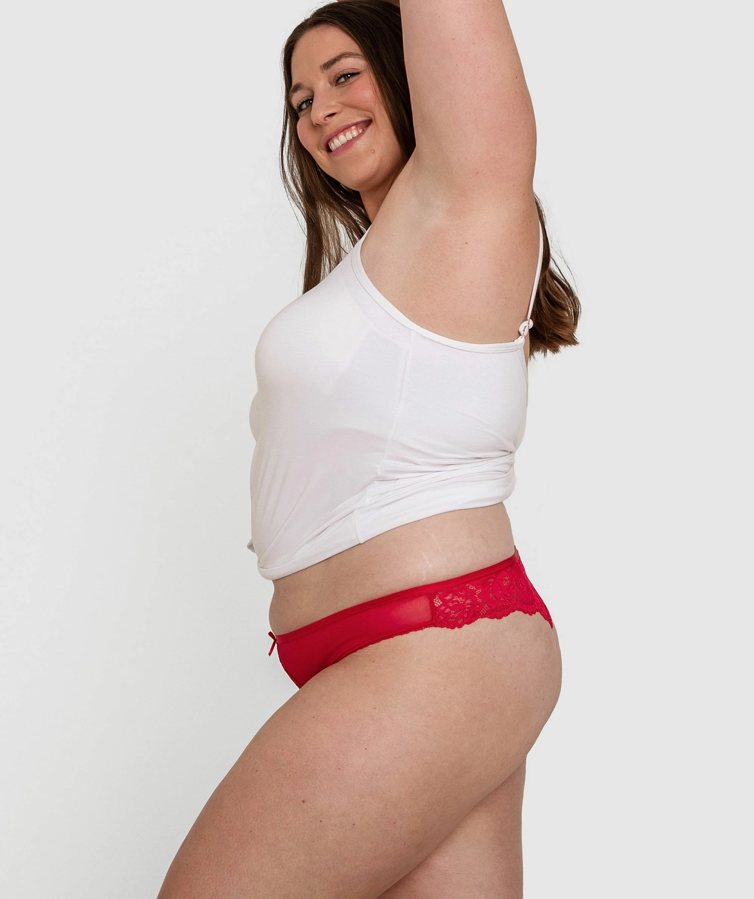 Suzie V String - Red 4 Suzie V String - Red - Image 4