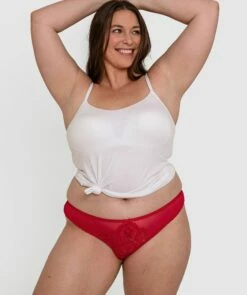 Suzie V String - Red 7 Suzie V String - Red -BRAS N THINGS Shop suzie v string red 01395801 8