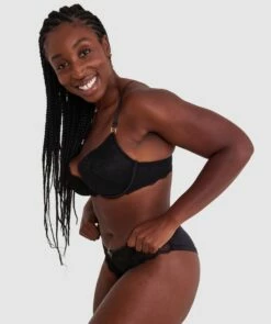 Tia Plunge Contour Bra - Black -BRAS N THINGS Shop tia plunge contour bra black 00754106 12