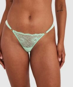 Tia V String - Mint Green