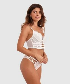 Vamp A Love Affair Brazilian Knicker - Ivory -BRAS N THINGS Shop vamp a love affair brazilian knicker ivory 01283102 7
