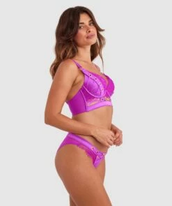 Vamp Agent Lust Brazilian Knicker - Pink -BRAS N THINGS Shop vamp agent lust brazilian knicker pink 01453601 7