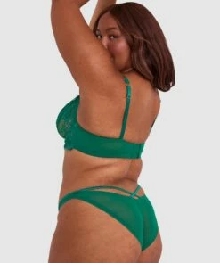 Vamp Ain't No Other Full Cup Underwire Bra - Green -BRAS N THINGS Shop vamp ain t no other full cup underwire bra green 01425801 9