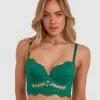 Vamp Ain't No Other Push Up Bra - Green