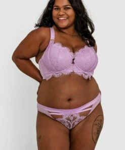 Vamp Back For More Push Up Bra - Lilac