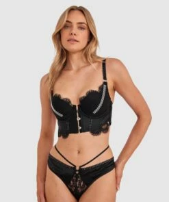 Vamp Diamond Eclipse Corset - Black 10 Vamp Diamond Eclipse Corset - Black -BRAS N THINGS Shop vamp diamond eclipse corset black 01454201 4