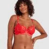 Vamp Don't You Dare Underwire Bra - Red