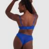 Vamp Enjoy Lovebirds High Waist Brief - Cobalt Blue