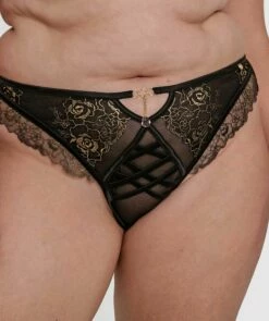 Vamp Enjoy Lovebirds High Waist Knicker - Black -BRAS N THINGS Shop vamp enjoy lovebirds high waist knicker black 01348702 10