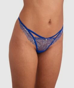 Vamp Enjoy Lovebirds V String - Cobalt Blue -BRAS N THINGS Shop vamp enjoy lovebirds v string cobalt blue 01348603 8