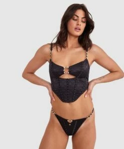 Vamp Miami Heat Tanga - Black 8 Vamp Miami Heat Tanga - Black -BRAS N THINGS Shop vamp miami heat tanga black 01438902 4