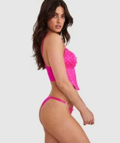 Vamp Miami Heat Tanga Knicker - Fuchsia Pink -BRAS N THINGS Shop vamp miami heat tanga knicker fuchsia pink 01438901 6