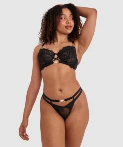 Vamp Midnight Mischief Full Cup Bra - Black 8 Vamp Midnight Mischief Full Cup Bra - Black -BRAS N THINGS Shop vamp midnight mischief full cup bra black 01450101 4